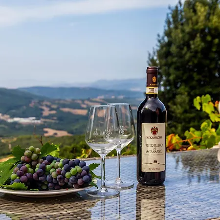 Casa Sole Di Toscana Con Grande Terrazza Panoramica, Giardino E Vasca Relax Idromassaggio * Monterotondo (Tuscany)