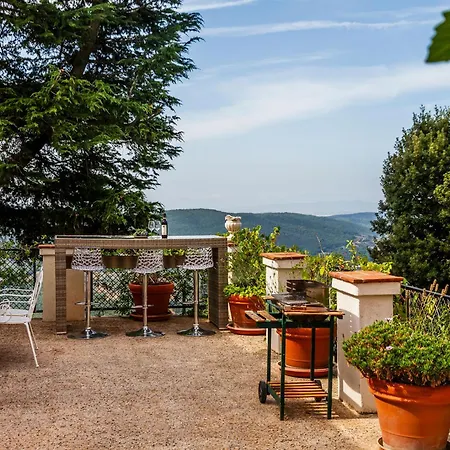 Διαμέρισμα Casa Sole Di Toscana Con Grande Terrazza Panoramica, Giardino E Vasca Relax Idromassaggio *